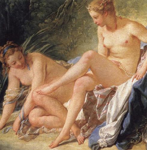 Francois Boucher Diana at the Bath(detail) oil painting image